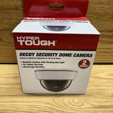 Decoy Security Camera Fake Outdoor Imitation Surveillance Dome Flashing LED NEW