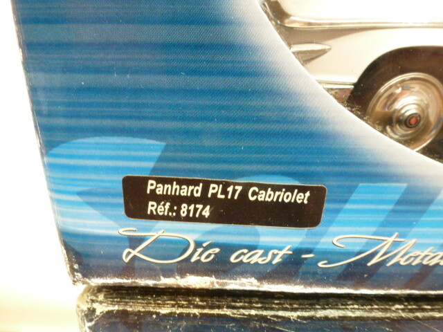 Panhard PL17 Cabriolet - Solido - 1/43ème en boite