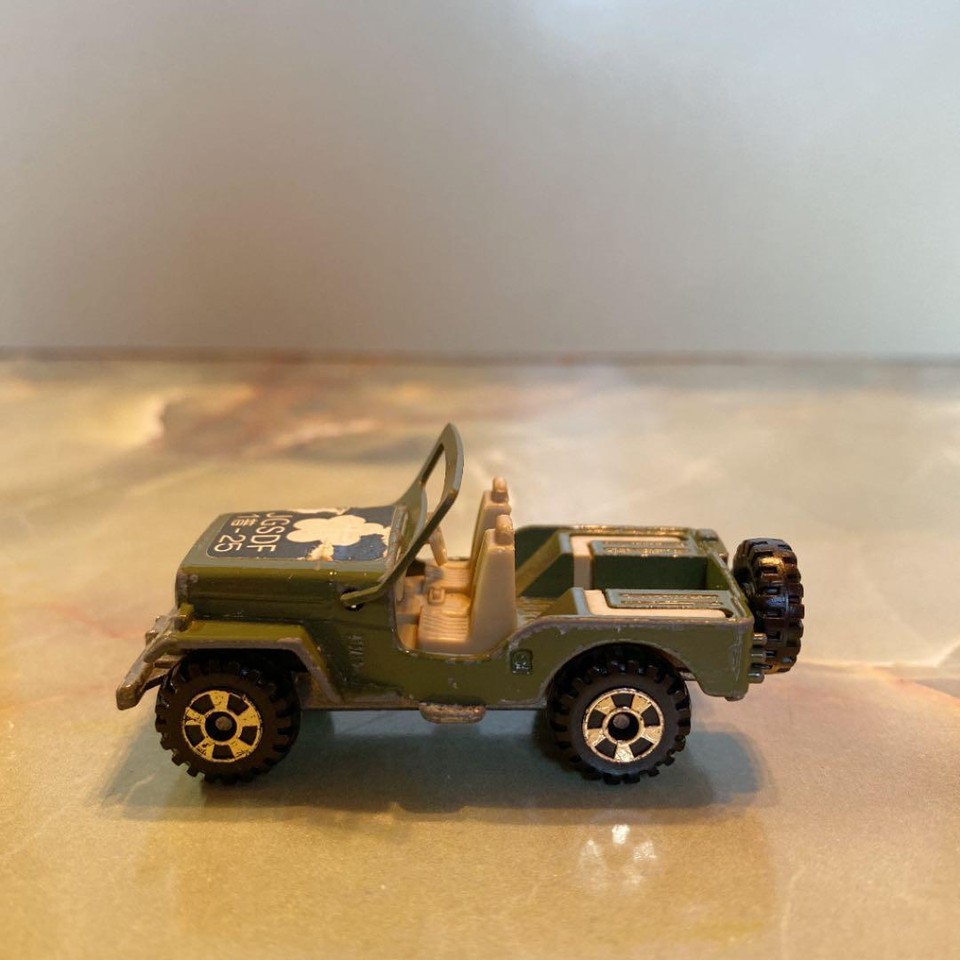 Tomica No. 25 Mitsubishi Jeep HJ58 (SDF) Black Box Made in Japan eBay