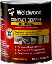 00273 1 Gallon Weldwood Original Contact Cement, Tan