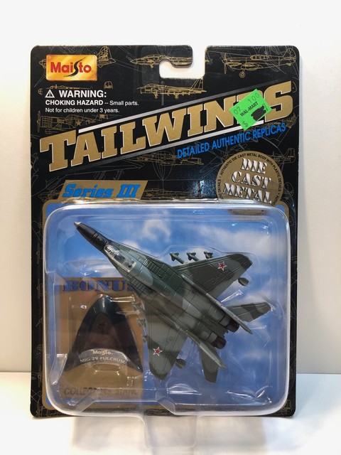 Maisto Tailwinds 1999 - Mig-29 FulCrum Fighter Plane *New On Package* | eBay