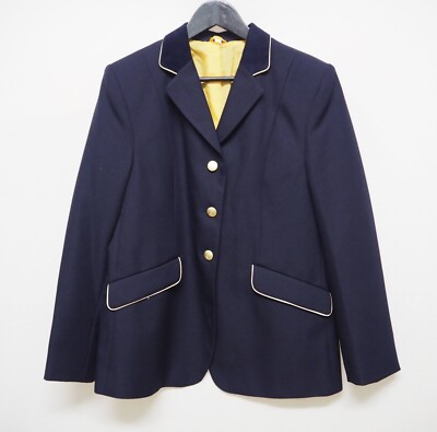 ELT Paris Turnierjacke Gr. 40 Turnier Reitjacke Showjacket Reitjacket blau Samtk