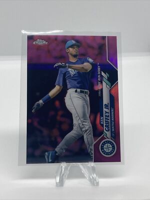 2020 Topps Chrome Update Series Ken Griffey Jr. Pink Parallel U-87 
