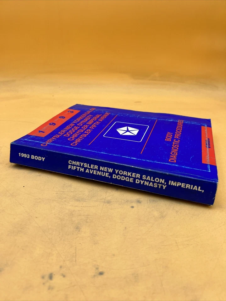 Chrysler New Yorker Imperial Dodge Dynasty 1993 carrocería libro de procedimientos de diagnóstico Foto 2 de 4