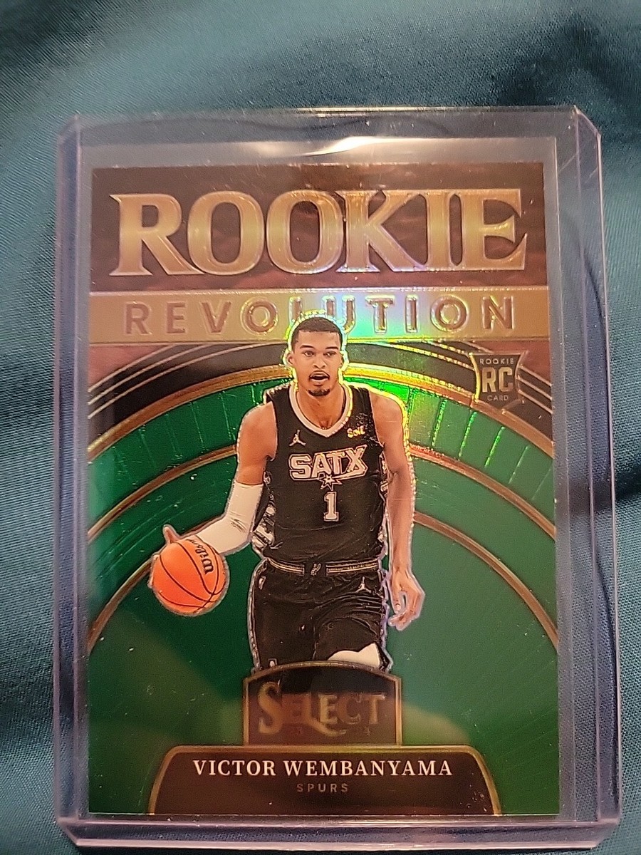 Victor Wembanyama 2023-2024 Panini Select Rookie Revolution Green