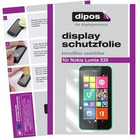 1X Dipos Schutzfolie FüR Nokia Lumia 530 Klare Display Crystalclear Unsichtbar