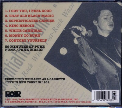 CD James Chance & The Contortions - White Cannibal | eBay