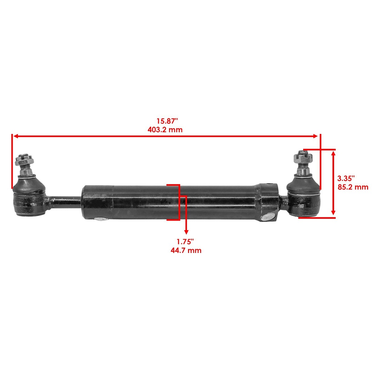 For John Deere AM147176 AM123017 Hydraulic Steering Cylinder 6mm
