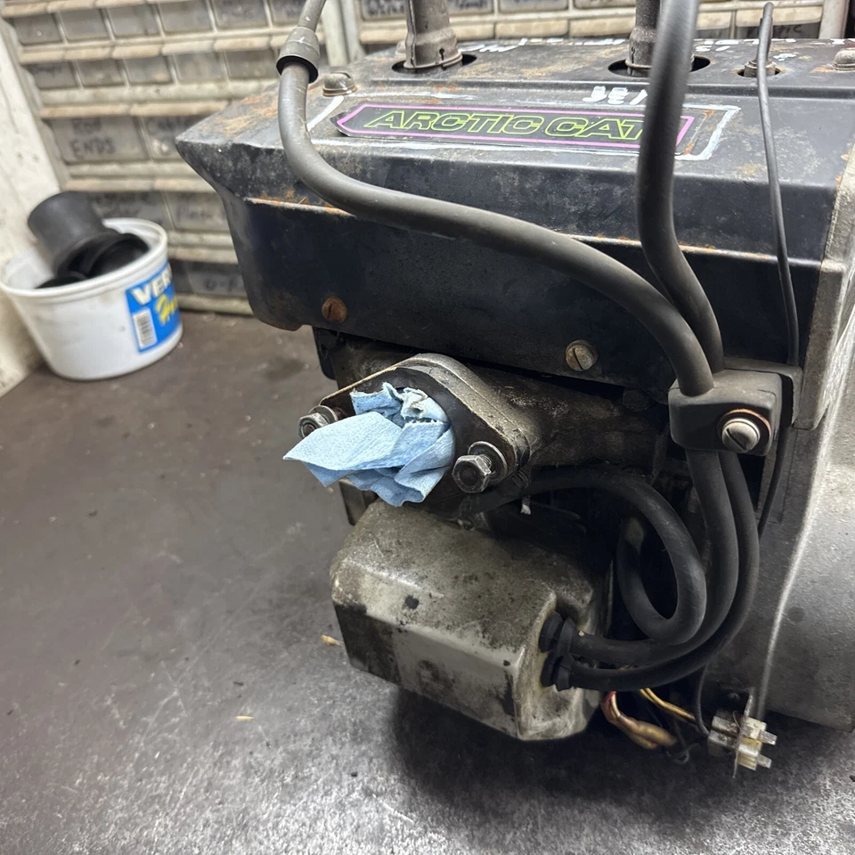 1974 Arctic Cat Panther 440 Vintage Snowmobile Kawasaki 440 Motor Good Foto 4 de 4