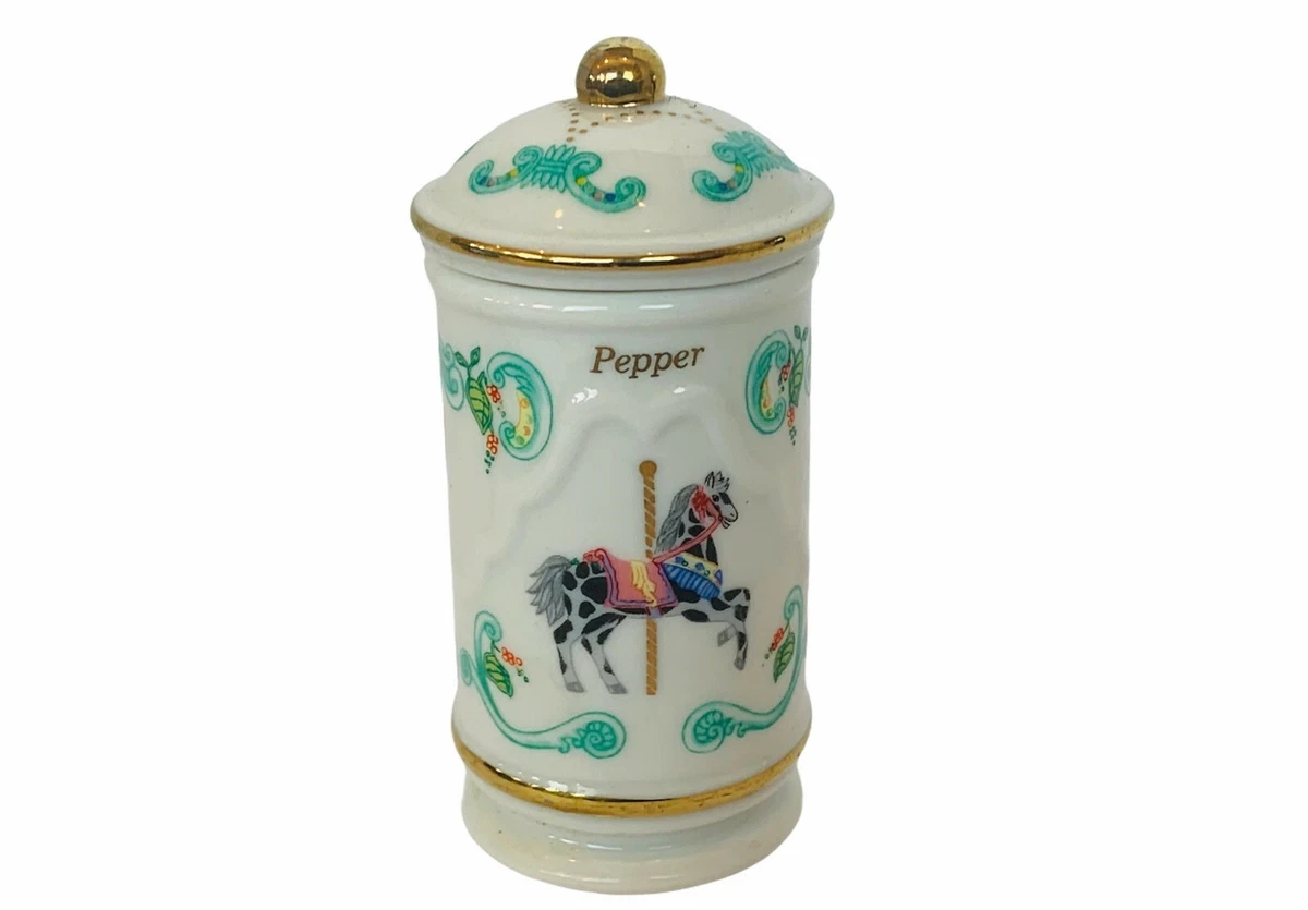 Lenox carousel spice jars hot sale