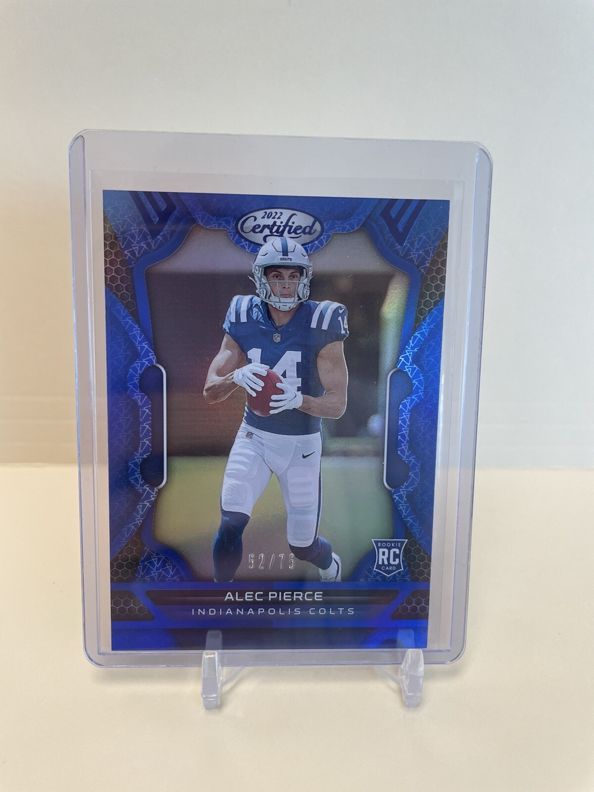 2022 Panini Certified Alec Pierce BLUE Mirror RC SP #/75 Colts Free Shipping