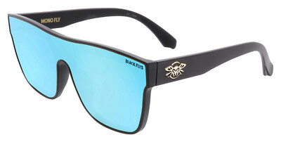 Black Flys Mono Fly Sunglasses - Matte Black - Blue Mirror  display picture 3