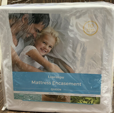  LINENSPA Waterproof Bed Bug Proof Encasement Protector  
