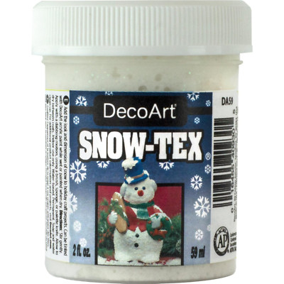 Decoart Snow-Tex 2/4oz Dimensional Paint Deko Schnee Weihnachten Basteln Dekor