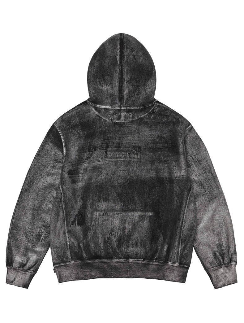 Supreme/MM6 Maison Margiela Foil Box Logo Hoodie Black Small In