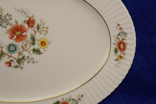 Lenox Temple Blossom Oval Serving Platter, 16" x 11 3/4" - Picture 7 of 9