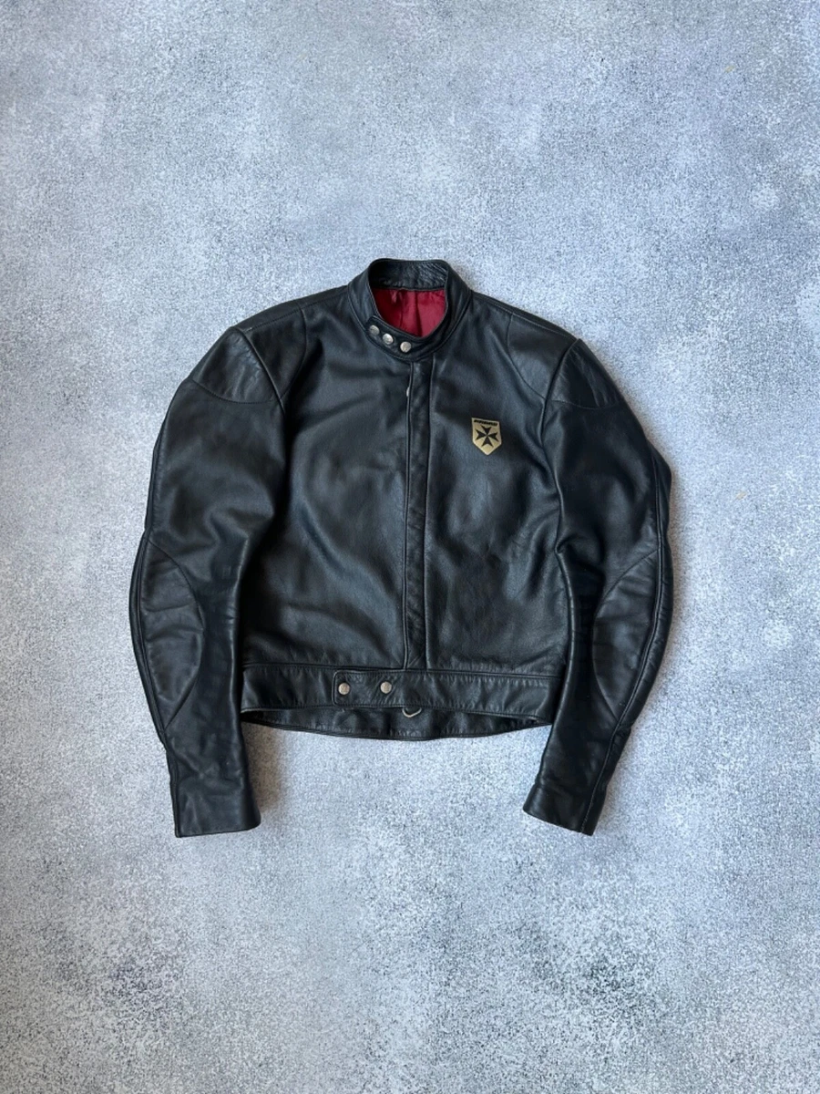 VTG Harro Kombi Motorcycle Leather Jacket eBay