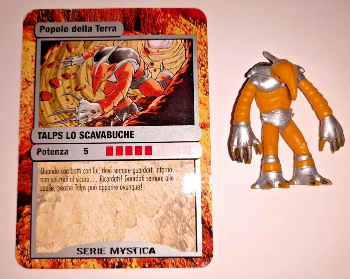 Gormiti Serie Mystica Talps lo scavabuche con carta