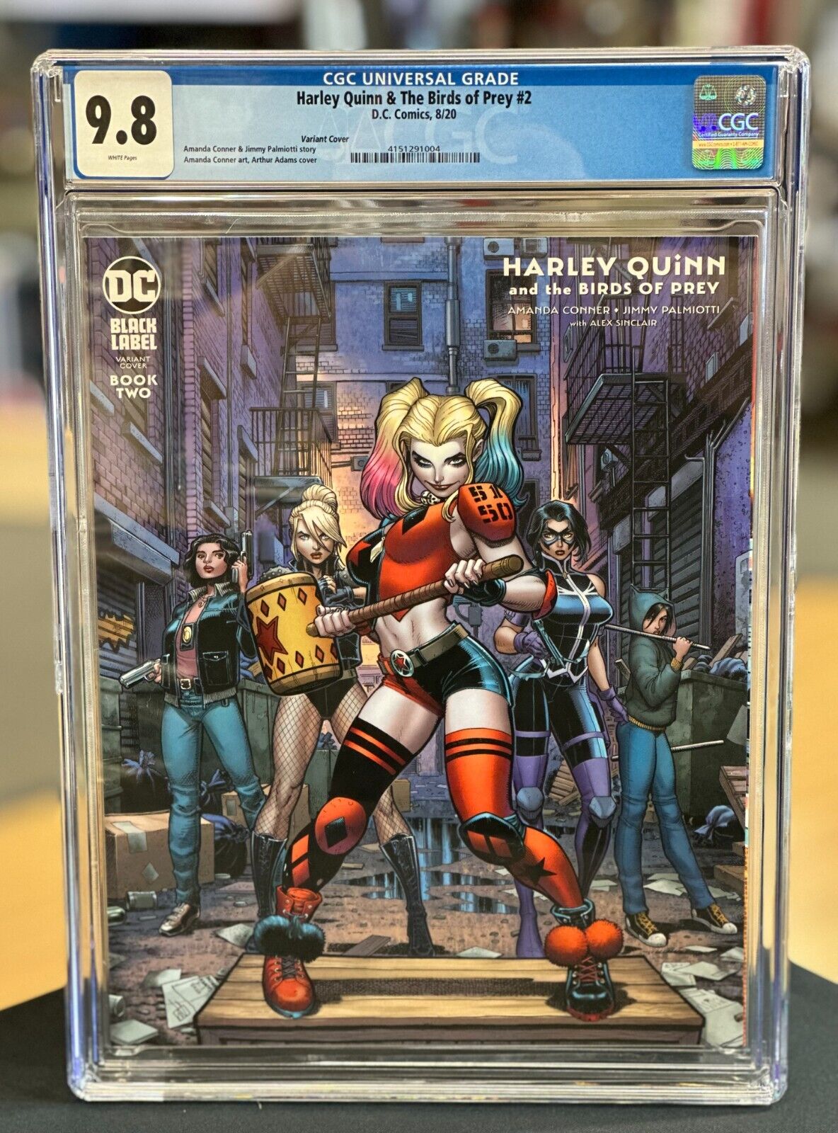 HARLEY QUINN & BIRDS OF PREY #2 – ADAMS VARIANT COVER – SIGNED