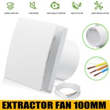 4Inch Extractor Ventilation Fan Exhaust Fan Use for Bathroom Kitchen Toilet UK