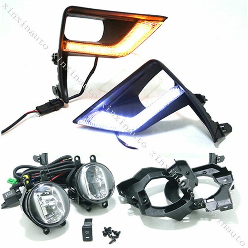 For Toyota Prado FJ/LC150 2018-2021 Front Driving LED Fog Light Lamp Wiring Set - Picture 6 of 8