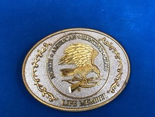 North American Hunting Club Life Member Belt Buckle Mint Great Buckle Look Nice