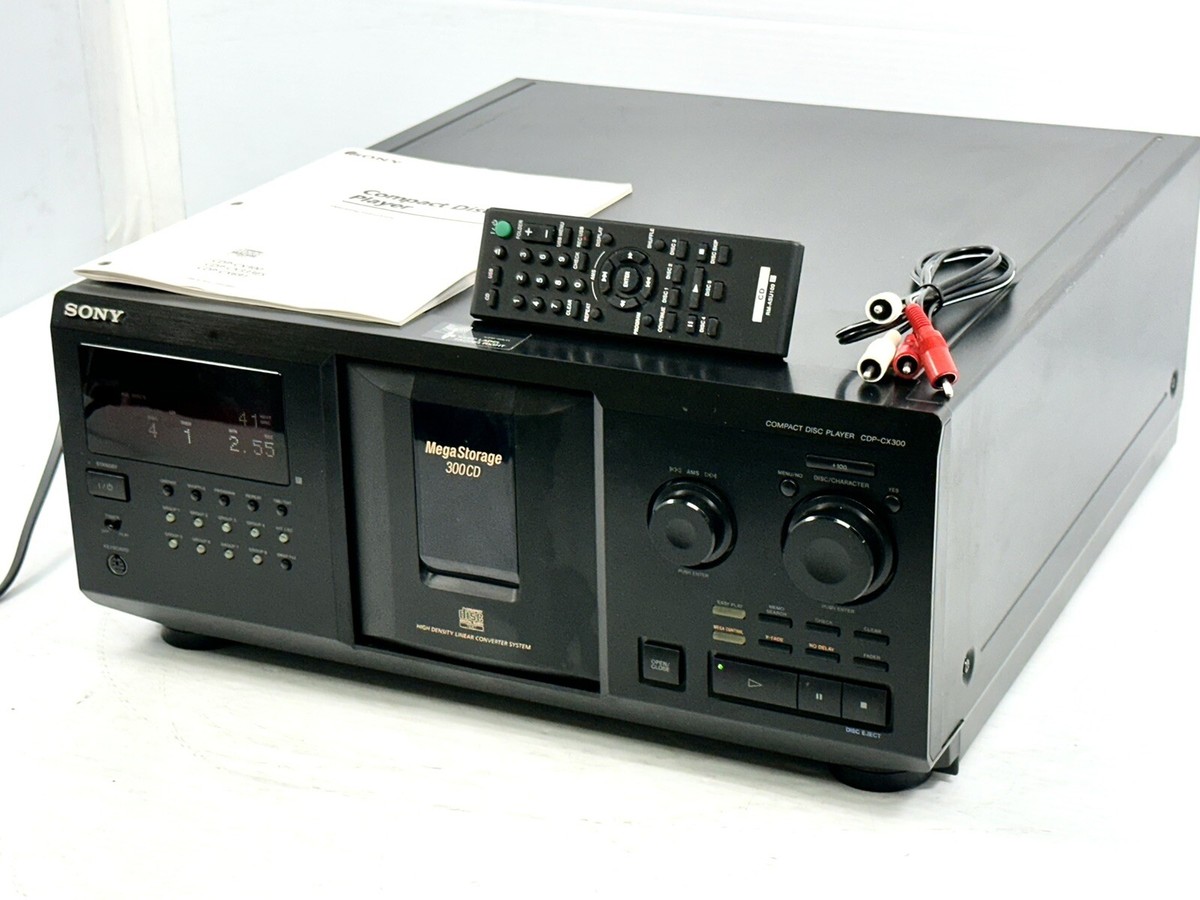 Pro Refurb Sony CDP-CX300CD Changer 300 Disc Mega Storage - Tested