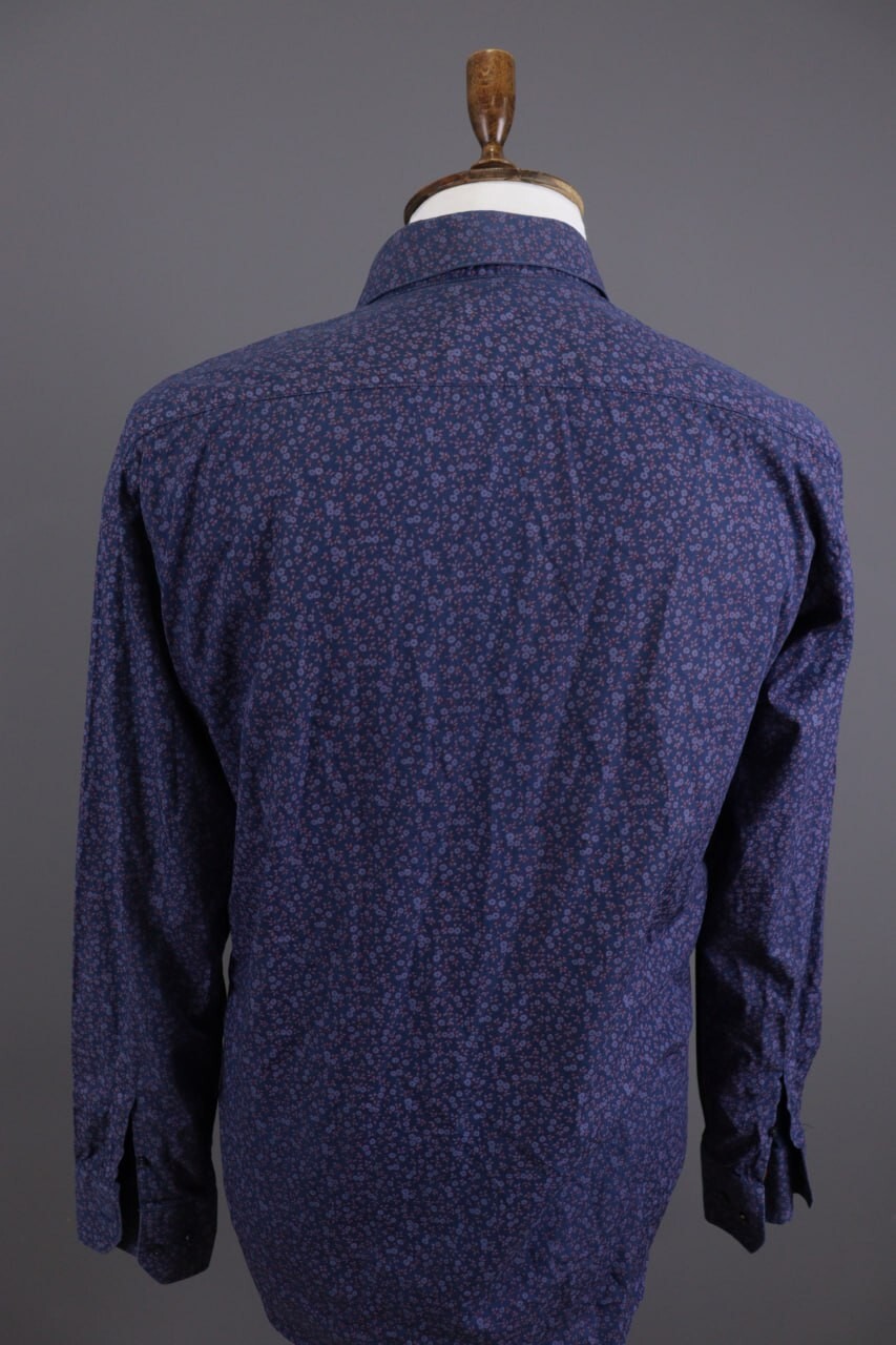 Camiceria Partenopea Blue Floral Long Sleeve Dres… - image 13
