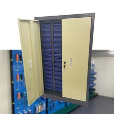 Parts Cabinets with 60 Drawers Steel Storage Cabinet Parts Storage Hardware