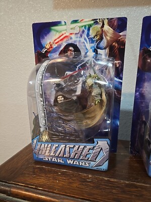 Star Wars Unleashed Figure ~ YODA Vs. SIDIOUS ~ Hasbro ~ 2005 ~ UNOPENED