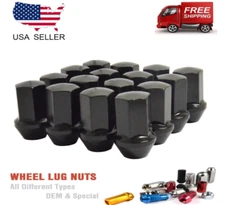 20Pc Black 14x1.5 OEM Factory Style Lug Nuts Fit Land Rover Cone Wheel LR056214