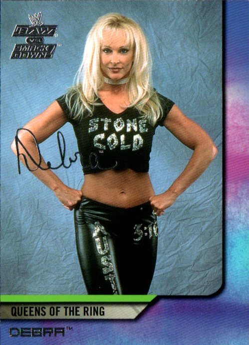 2002 Fleer WWE Raw vs. Smackdown Edition Queens of the Ring #66 Debra