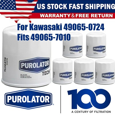 For 49065-7010 6PK Purolator Kawasaki 49065-0724 Oil Filter | eBay