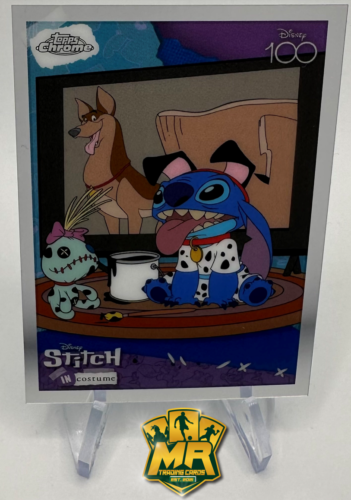 Topps Chrome Disney 100 # SC-4 # 101 Days of Fun! # Stitch in costume ✅ - Picture 1 of 1