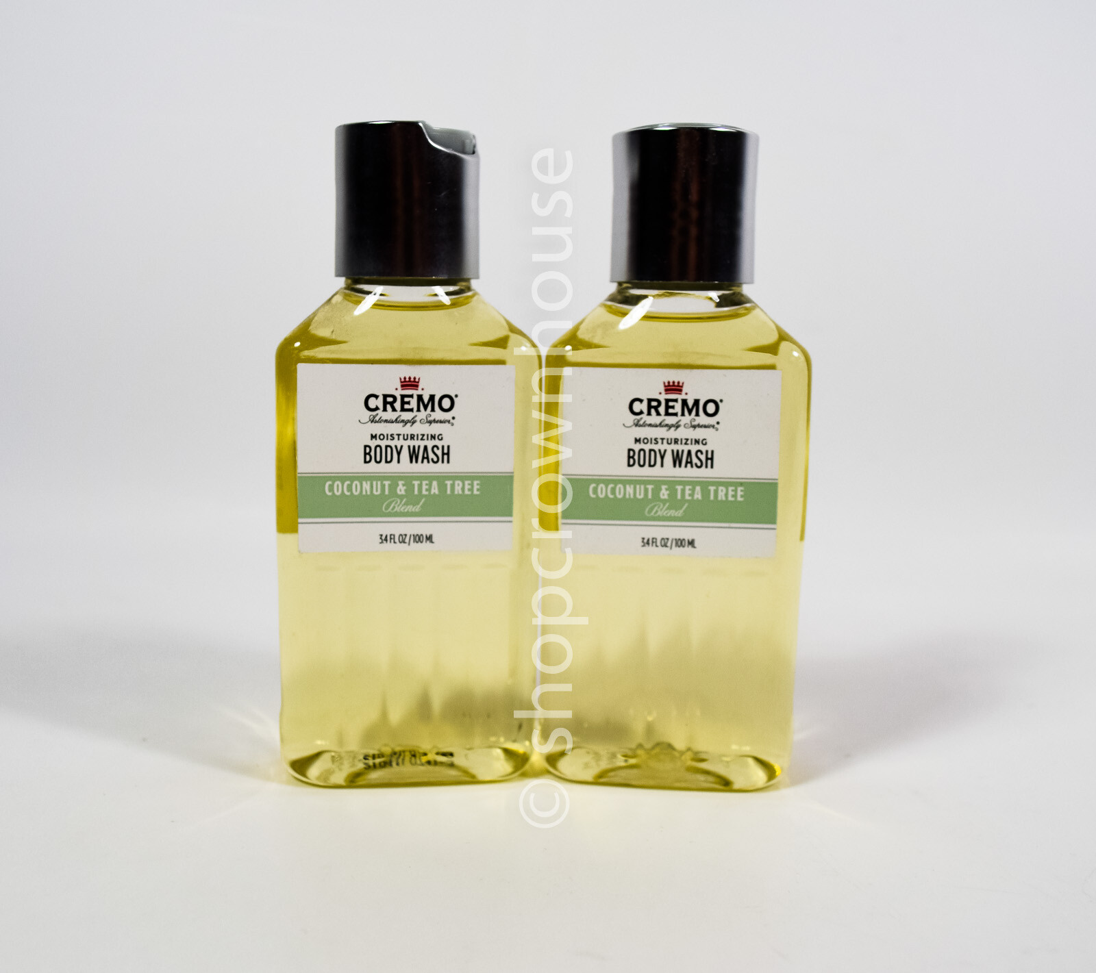 2 Cremo Moisturizing Body Wash COCONUT & TEA TREE Blend Men's 3.4 fl oz eBay