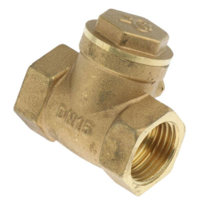 1/2'' FIP Brass 200 WATER,OIL,GAS Swing Check Valve Threaded Plumbing Fitting##