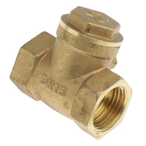 1/2" FIP Brass 200 WATER,OIL,GAS Swing Check Valve Threaded Plumbing Fitting##