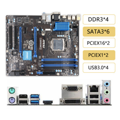 Motherboard For MSI Z97 PC Mate LGA1150 Mainboard Tested OK | eBay