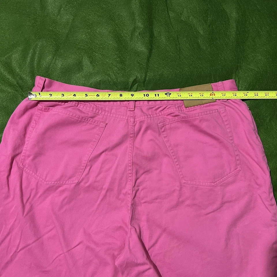 Pantalones capri vintage Lauren Jeans Ralph Lauren para mujer línea de cintura 40 rosa Foto 3 de 4