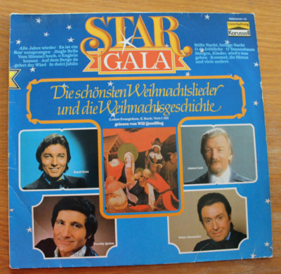 STAR GALA Die schönsten  Weihnachtslieder und die Weihnachtsgeschichte, LP