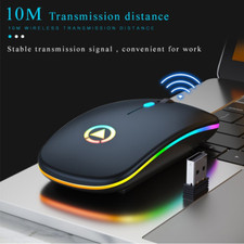 Wireless Mouse Office Mouse Chargeable/Battery 1600 DPI Ergonomic Mause Noiseles