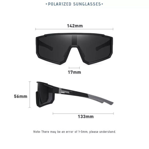 Gafas de sol deportivas polarizadas para hombres mujeres ciclismo correr golf pesca UV400 - Imagen 2 de 15