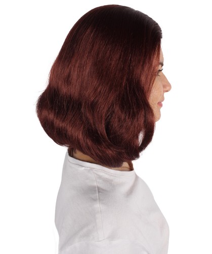 HPO Adult Women's Short Wavy Halloween Modern Wife Wig Multiple Color Options - Picture 204 of 312