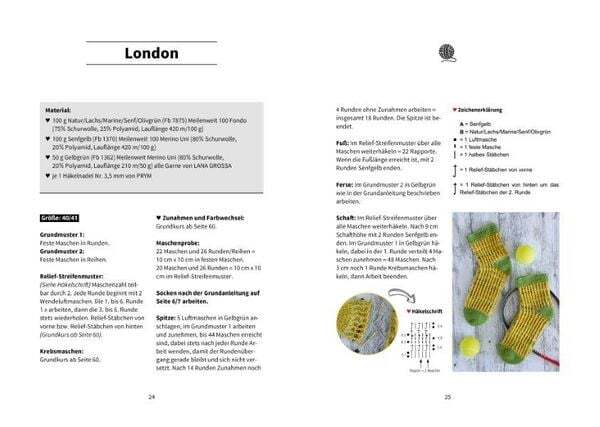 Thumbnail - Socken Häkeln - Schnell Und Einfach Mit Der 4-stufenmethode