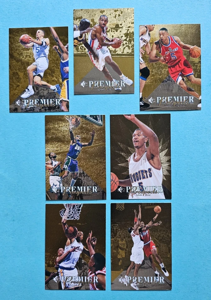 1994-95 SP 新秀金 Premier Prospects Pt 套装 Grant Hill Jalen Rose Jason Kidd — 第 3/4 张图片