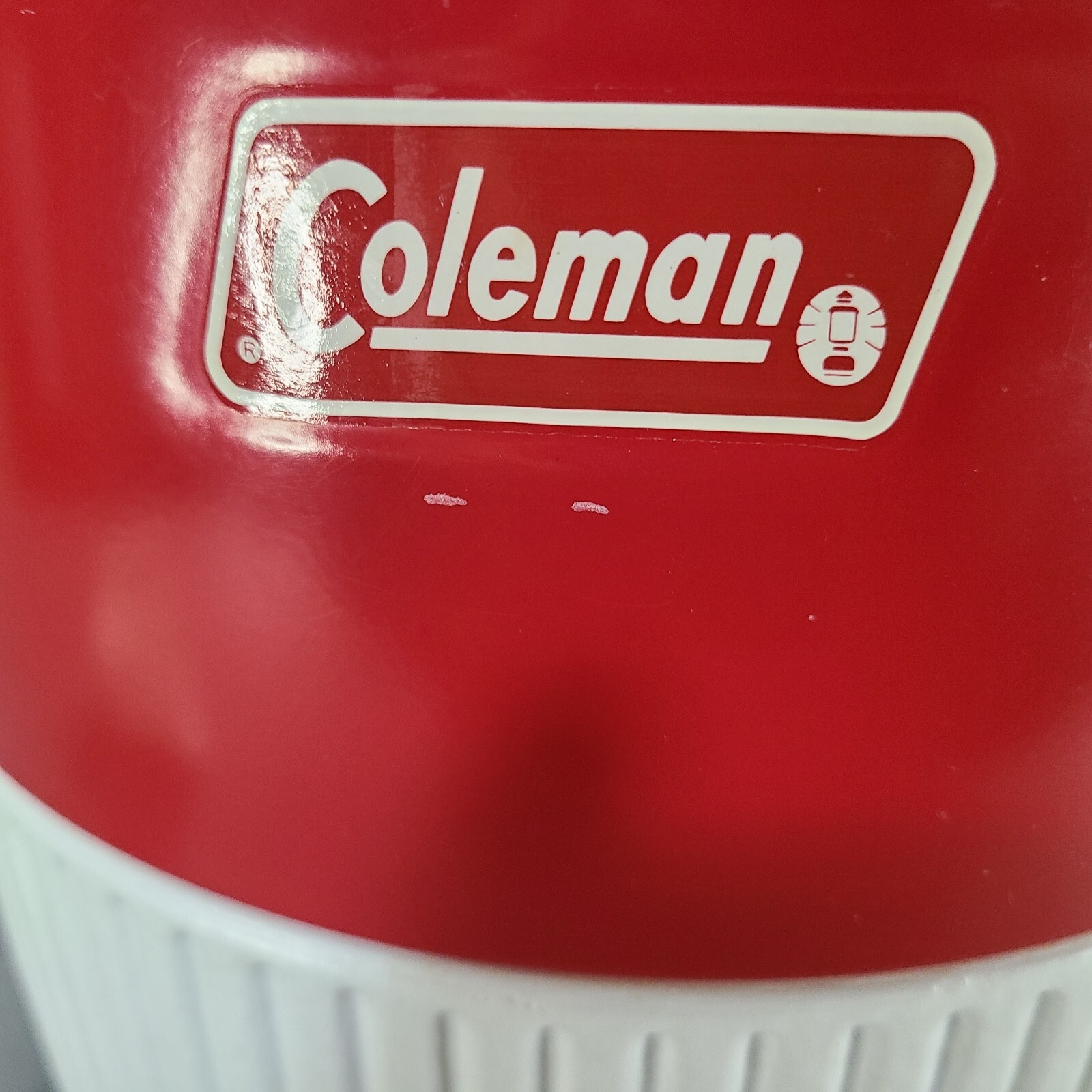 Coleman 2 Gallon Insulated Jug Red Picnic Camping Water Cooler Good Condition