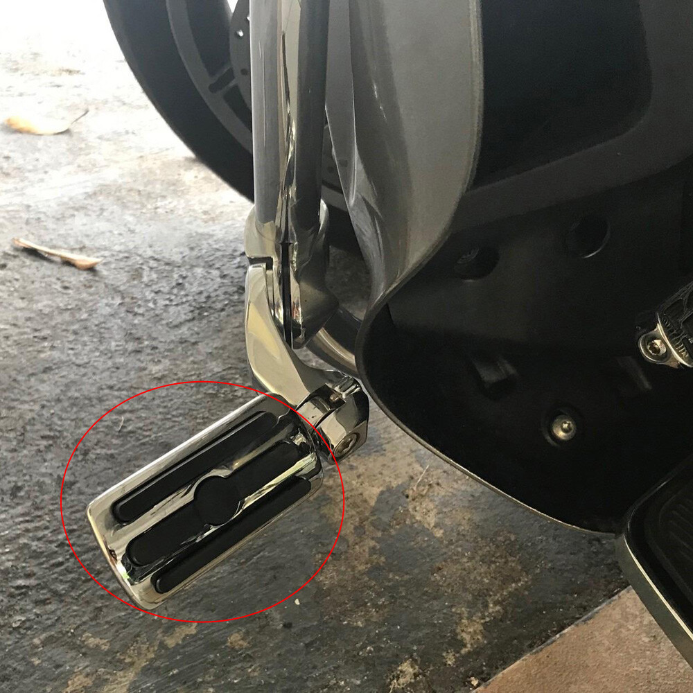 Chrome Motorcycle Highway Foot Pegs Rest Crash Bar For Harley