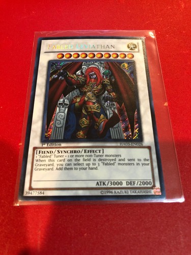 Yu-Gi-Oh! Carta Singola - Fabled Leviathan (HA03-EN026) - Hidden Arsenal 3 - 1st Edition, Rarità Segreta