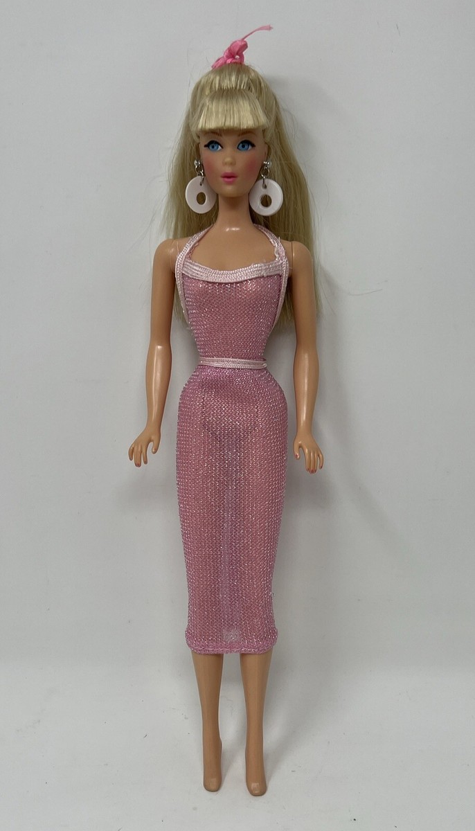 green emerald velvet dress Amazon.com: Barbie Glitz Doll, Pink Dress : Toys & Games main image 1
