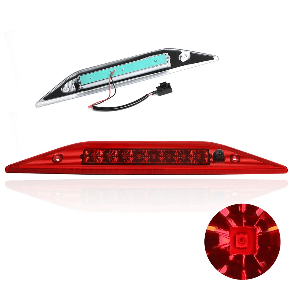 Para 05-09 Ford Freestyle/Taurus X Tercera Luz de Freno Trasera 3RD Barra de Lámpara Roja Foto 3 de 4